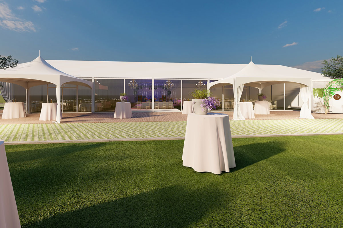 Najam šatora za vjenčanja- wedding resort Idra